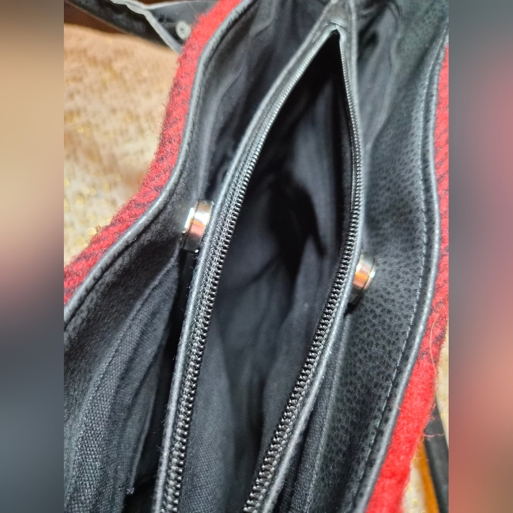 Patrick King Patricia Marino Wool Checkered Purse - Picture 8 of 10